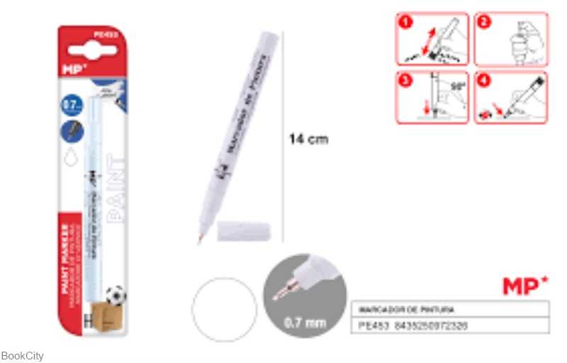 ماژیک پوششی سفید MP 453 0.7mm Paint Marker - 0