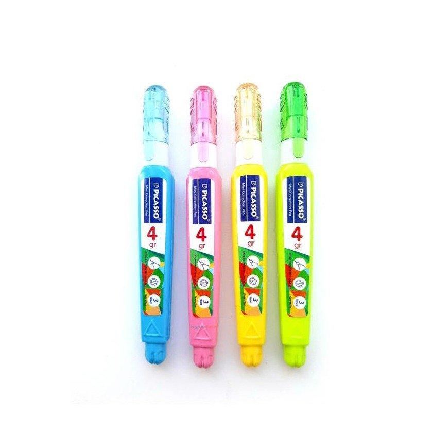 لاک غلط‌گیر قلمی بدنه رنگی PICASSO LK103 04 4gr - 0