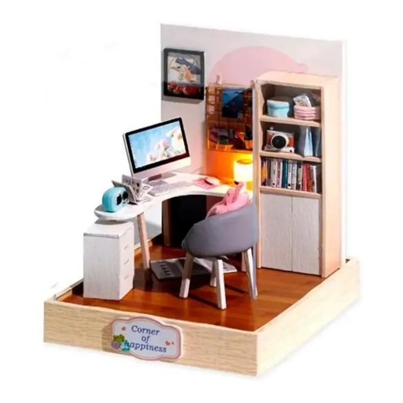 کیت ساخت خانه مینیاتوری چوبی  QT 030 Cuteroom