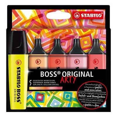 ماژیک های‌لایت 5 رنگ STABILO 70/5-02-1-20 Boss Original Arty