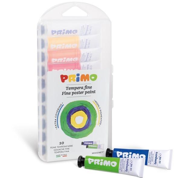 گواش 10 رنگ پلاستیکی ‍‍‍Primo 444T10SAP - 0
