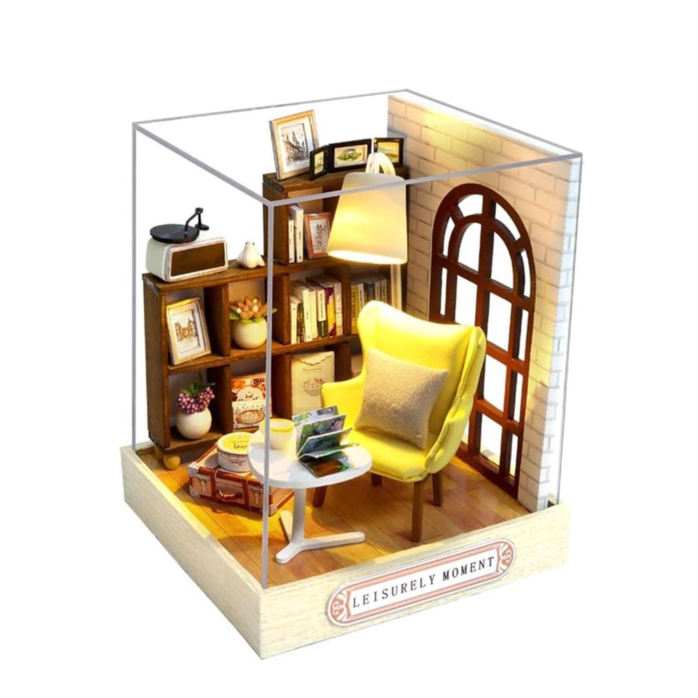کیت ساخت خانه مینیاتوری چوبی  QT 037 Cuteroom