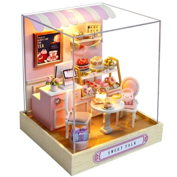 کیت ساخت خانه مینیاتوری چوبی  QT 032 Cuteroom - 0