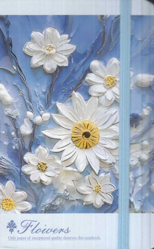 یادداشت 80 برگ کش‌دار جیبی طرح گل 5702 - 0