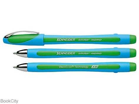 خودکار سبز Schneider 150204 Slider Memo XB