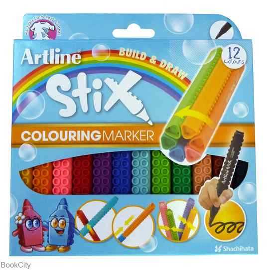 ماژیک نقاشی 12 رنگ Artline ETX-300 Stix 1.2mm