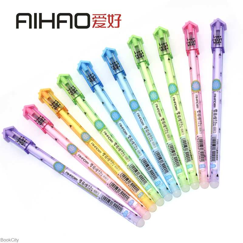 خودکار آبی پاک‌کن‌دار طرح کلبه AIHAO 82811