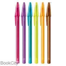 خودکار رنگی بدنه رنگی BiC Cristal Fashion - 0