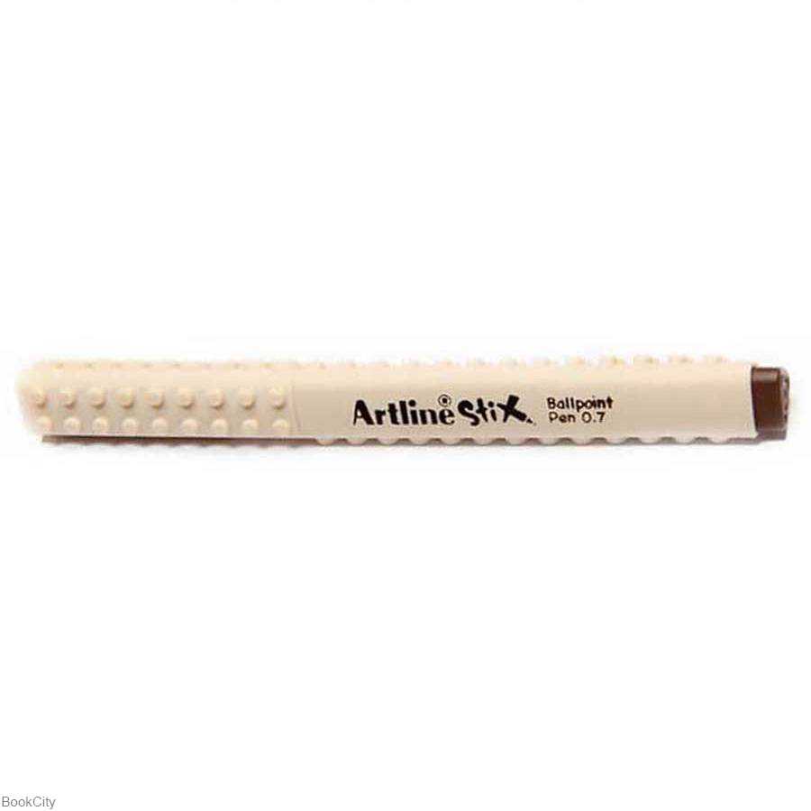 خودکار مشکی بدنه کرم Artline ETX-8070 Stix 0.7mm