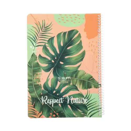 دفتر 100 برگ وزیری کلاسیک sam A - 0