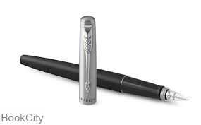 خودنویس تمام استیل مشکی گیره کروم PARKER Jotter 2017