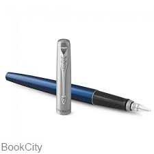 خودنویس تمام استیل آبی گیره کروم PARKER Jotter 2017