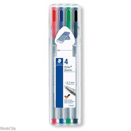 روان‌نویس 4 رنگ نوک نمدی STAEDTLER 334SB4 Triplus