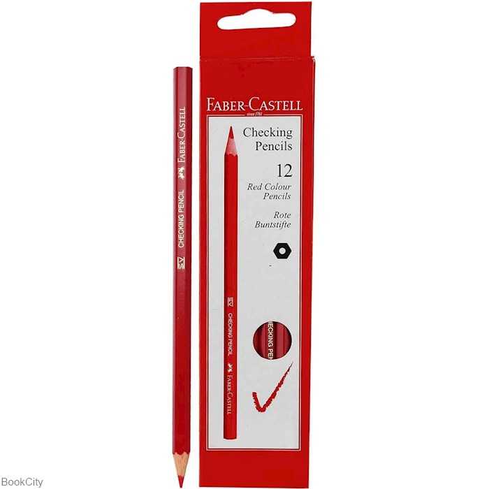 مداد قرمز (12 عددی) FABER CASTELL 000001