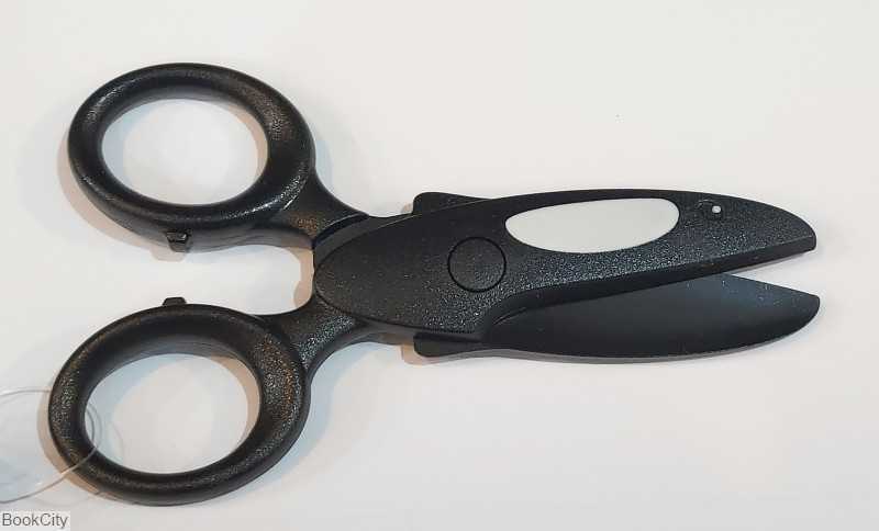 قیچی 12cm طرح نهنگ Quilo 5017 - 0