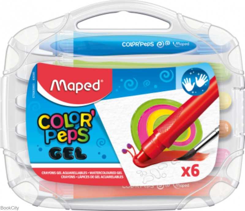 پاستل روغنی 6 رنگ Maped 836306