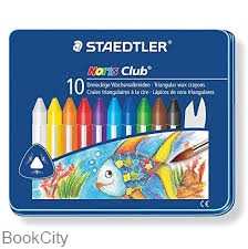 پاستل روغنی آبرنگی 10 رنگ فلزی STAEDTLER 228M10 Noris Club