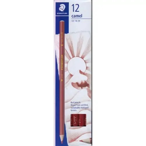 مداد قرمز (12 عددی) STAEDTLER 13110-29 Camel HB - 0