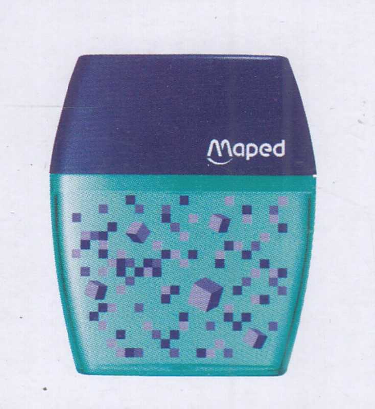 تراش 2 سوراخ مخزن‌دار Maped 035023 Pixel Party - 0