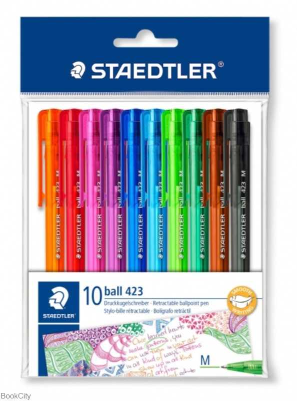 خودکار رنگی 10 رنگ فشاری STAEDTLER 42335