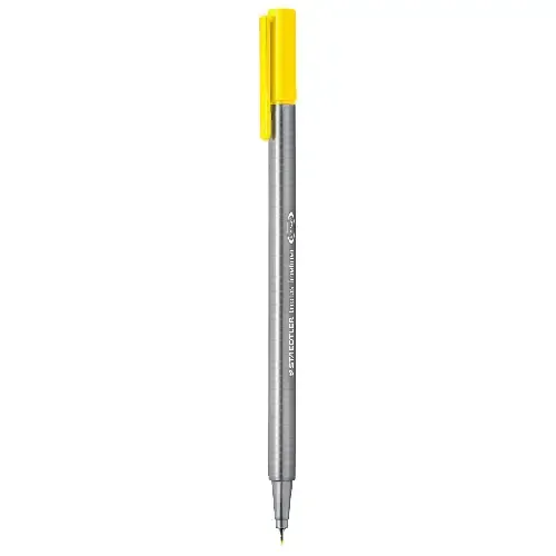 روان‌نویس نوک نمدی زرد STAEDTLER 334-1