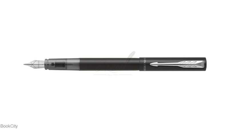 خودنویس مشکی مات گیره کروم PARKER Vector