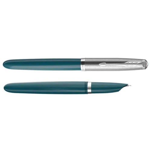 خودنویس کله غازی گیره کروم PARKER 51 F