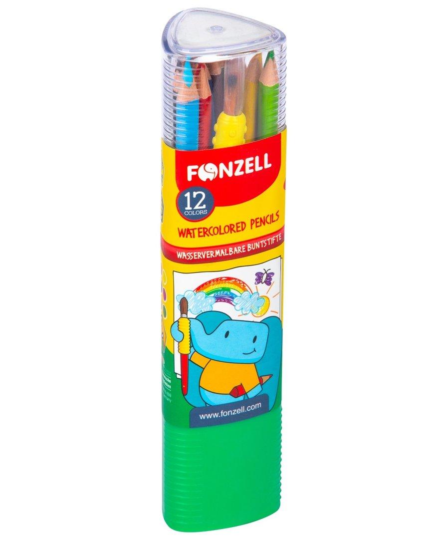 مدادآبرنگی 12 رنگ استوانه FONZELL 685066