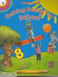 Colouring Book Getting Ready For School