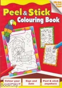 Peel & Stick Colouring Book