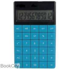 ماشین حساب 12 رقمی آبی deli 1589 - 0