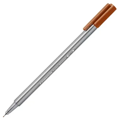روان‌نویس نوک نمدی قهوه‌ای روشن STAEDTLER 334-73