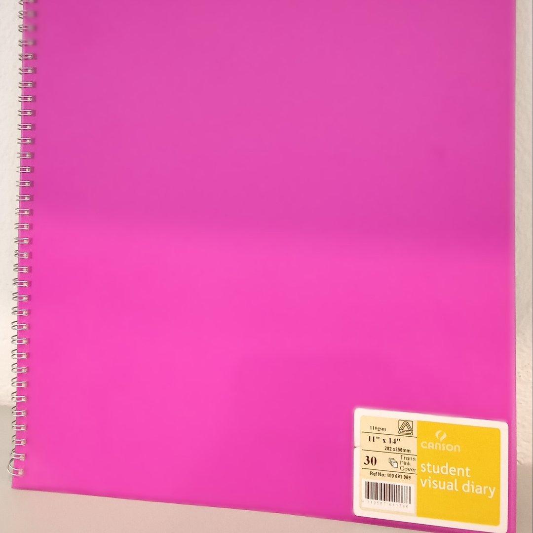 دفتر طراحی 30 برگ CANSON 100691969 Student Visual Diary 110g 28×35