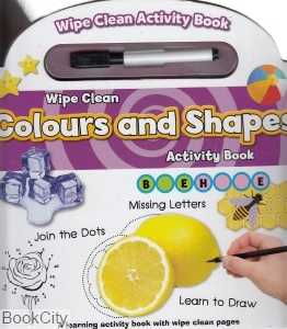 Wipe Clean Colours and Shapes Activity Book