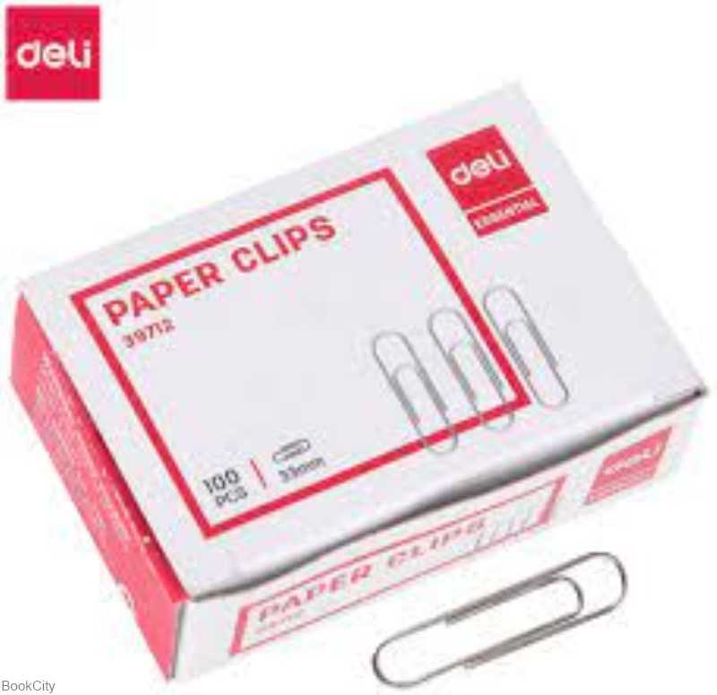 کلیپس 33mm فلزی (100 عددی) deli 39712 - 0