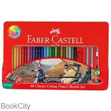 مدادرنگی 48 رنگ فلزی FABER CASTELL 115849 Classic - 0