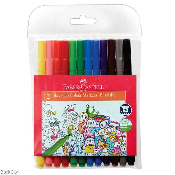 ماژیک 12 رنگ FABER CASTELL 155412 - 0