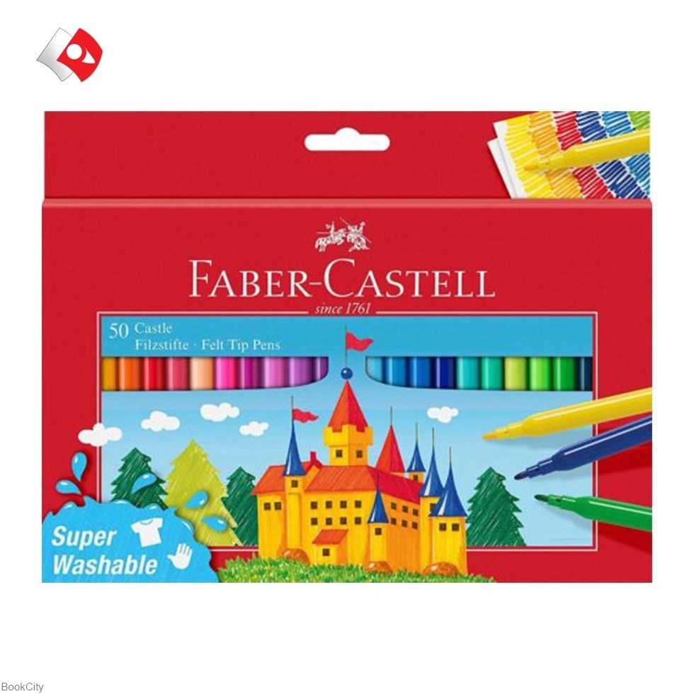 ماژیک 50 رنگ FABER CASTELL 554204