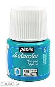 رنگ پارچه مات Pebeo 295087 45ml Turquoise 87
