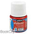 رنگ پارچه مات Pebeo 295046 45ml Passion Red 46