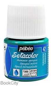 رنگ پارچه مات Pebeo 295042 45ml Turquoise 42