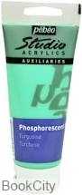 رنگ آکریلیک Pebeo 832113 100ml Phosphorescent Gel Turquoise 113