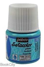 رنگ پارچه اکلیلی Pebeo 329206 45ml Turquois 206
