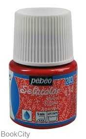 رنگ پارچه اکلیلی Pebeo 329203 45ml Ruby 203