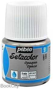 رنگ پارچه مات Pebeo 295091 45ml Grey 91