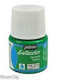 رنگ پارچه مات Pebeo 295082 45ml Leaf Green 82