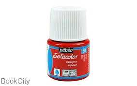 رنگ پارچه مات Pebeo 295080 45ml Red 80