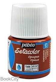 رنگ پارچه مات Pebeo 295093 45ml Cinnamon 93