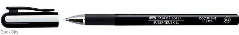 خودکار مشکی درب‌دار FABER CASTELL 5490 Super True Gel 0.5mm