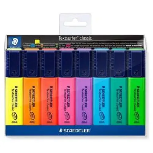 ماژیک های‌لایت 8 رنگ STAEDTLER 364WP8 Textsurfer Classic